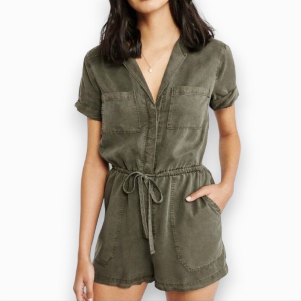 abercrombie utility romper